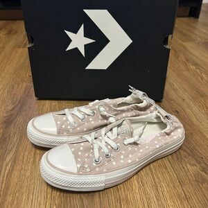 CONVERSE Chuck Taylor All Star Shoreline Low 'Polka Dots' shoes sneakers sz 8